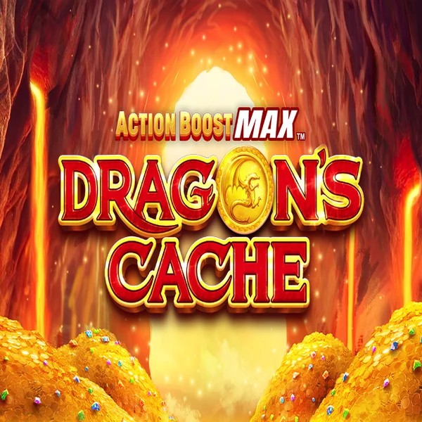 Action Boost Max Dragon's Cache slot icon by SpinPlay Games, available at Wintino Casino