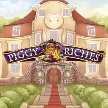 Slots logo of Piggy Riches from NetEnt at Wintino Casino