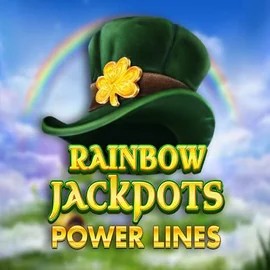 Rainbow Jackpots Power Lines logo – Jackpots by Red Tiger Gaming at Wintino Casino