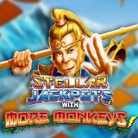 Stellar Jackpots with More Monkeys logo by Lightning Box Game Wintino Casino